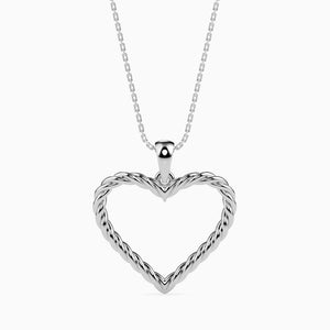 Platinum Heart Pendant for Women JL PT P 18020   Jewelove.US