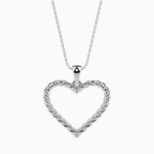 Platinum Heart Pendant for Women JL PT P 18020   Jewelove.US