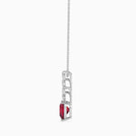 Load image into Gallery viewer, Platinum Ruby Heart Pendant for Women JL PT P 18021   Jewelove.US
