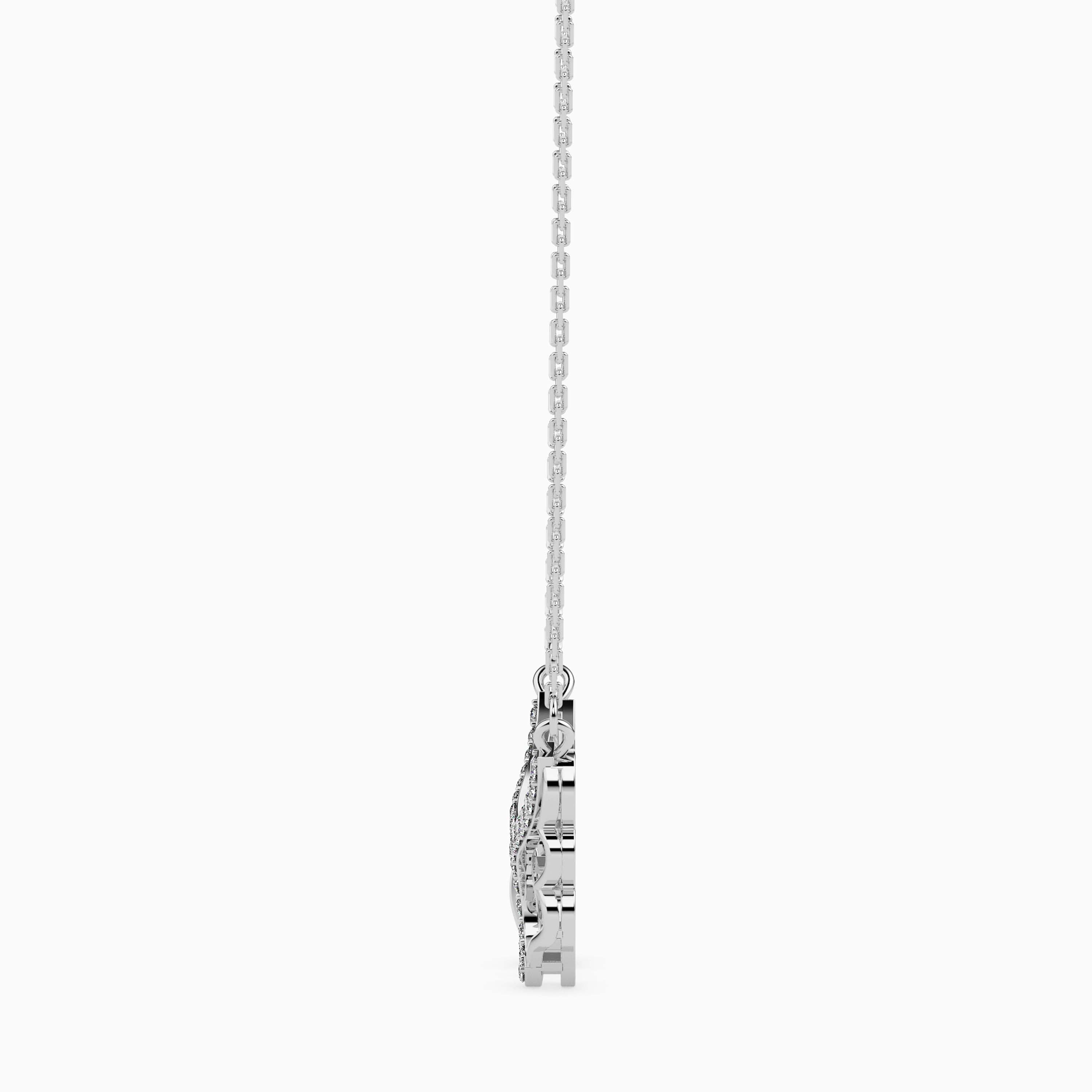 Beautiful Platinum Diamonds Heart Wings Pendant for Women JL PT P 18030   Jewelove.US