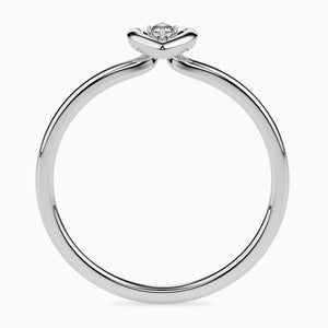 Beautiful Platinum Diamond Heart Ring JL PT 18033   Jewelove.US