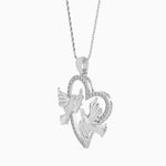 Load image into Gallery viewer, Platinum Diamonds Heart Pendant for Women JL PT P 18041   Jewelove.US
