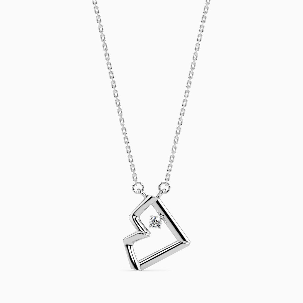 Platinum Diamonds Heart Pendant for Women JL PT P 18047  VVS-GH Jewelove.US
