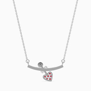 Platinum Diamonds Heart Pendant for Women JL PT P 18050   Jewelove.US