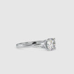 Load and play video in Gallery viewer, 0.50cts. Solitaire Platinum Shank Engagement Ring JL PT 0199

