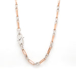 Load image into Gallery viewer, Platinum + Rose Gold Chain for Men JL PT CH 1029
