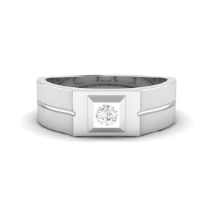 Diamond Platinum Ring for Men JL PT 1110   Jewelove.US