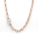 Load image into Gallery viewer, Platinum + Rose Gold Chain for Men JL PT CH 1043   Jewelove.US
