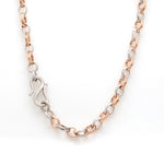Load image into Gallery viewer, Platinum + Rose Gold Chain for Men JL PT CH 1043
