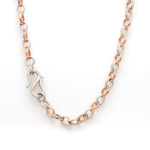 Platinum + Rose Gold Chain for Men JL PT CH 1043