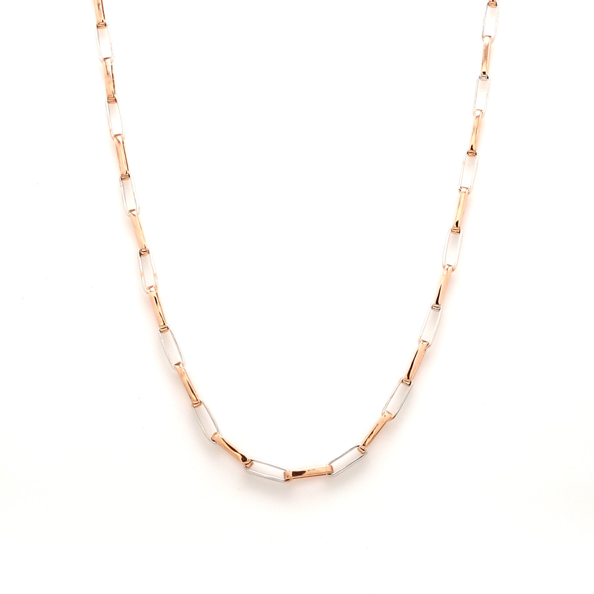 Platinum + Rose Gold Chain for Men JL PT CH 1046