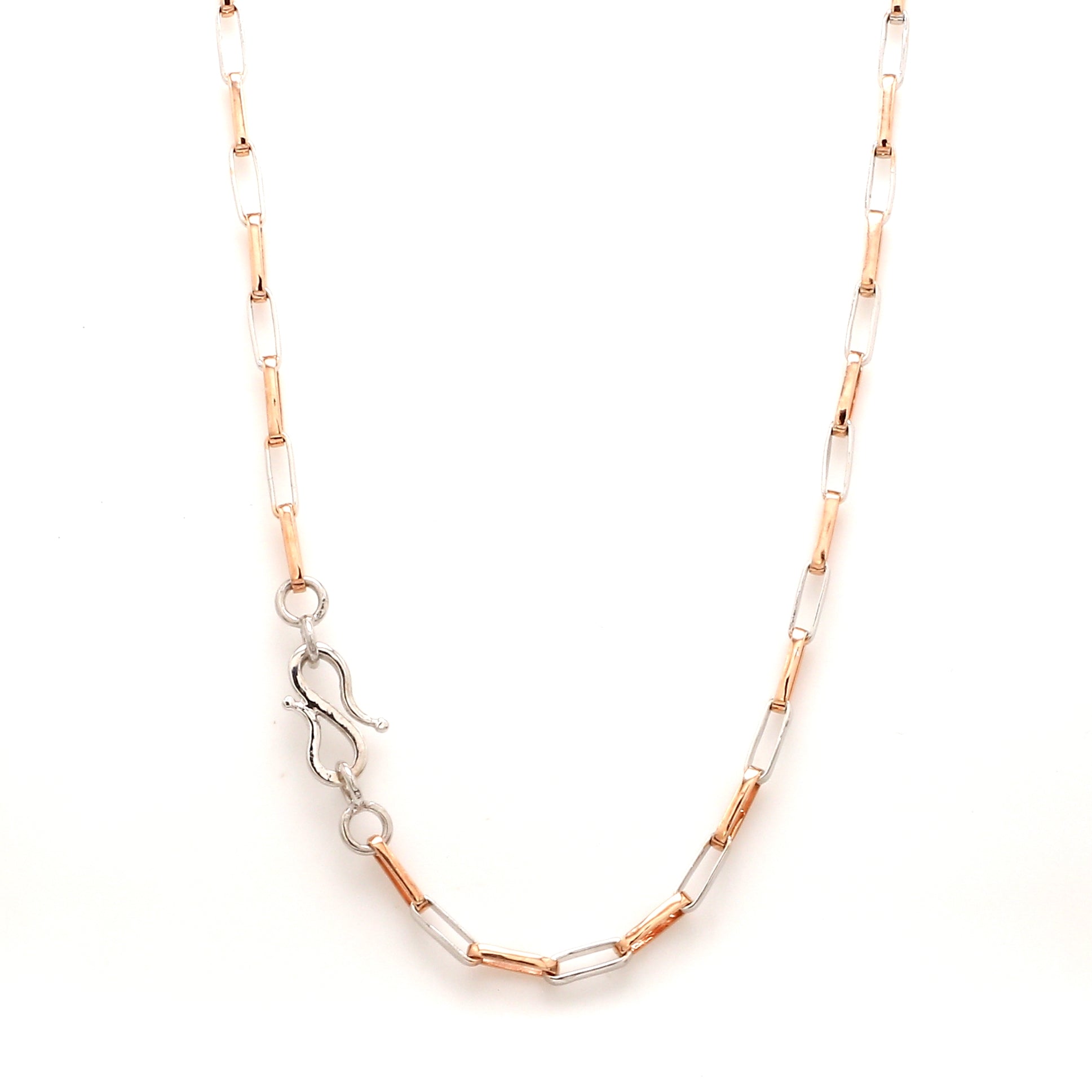 Platinum + Rose Gold Chain for Men JL PT CH 1046