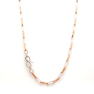 Platinum + Rose Gold Chain for Men JL PT CH 1046