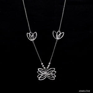 Japanese Platinum Butterfly Necklace Chain for Women JL PT CH 201   Jewelove.US