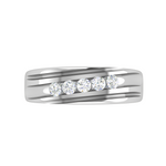 Load image into Gallery viewer, Platinum Ring with Diamonds for Women JL PT MB RD 104   Jewelove.US
