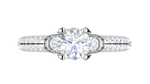 Load image into Gallery viewer, 0.50 cts Solitaire Split Shank Platinum Ring JL PT R3 RD 148   Jewelove.US
