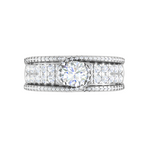Load image into Gallery viewer, 0.30 cts. Solitaire Designer Platinum Engagement Diamond Ring  for Women JL PT WB6019   Jewelove
