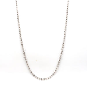Platinum Chain with Shiny Balls JL PT CH 962   Jewelove.US