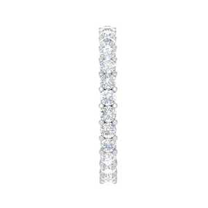 Platinum Diamond Hoop Bali Earrings for Women JL PT E DH RD 109   Jewelove.US