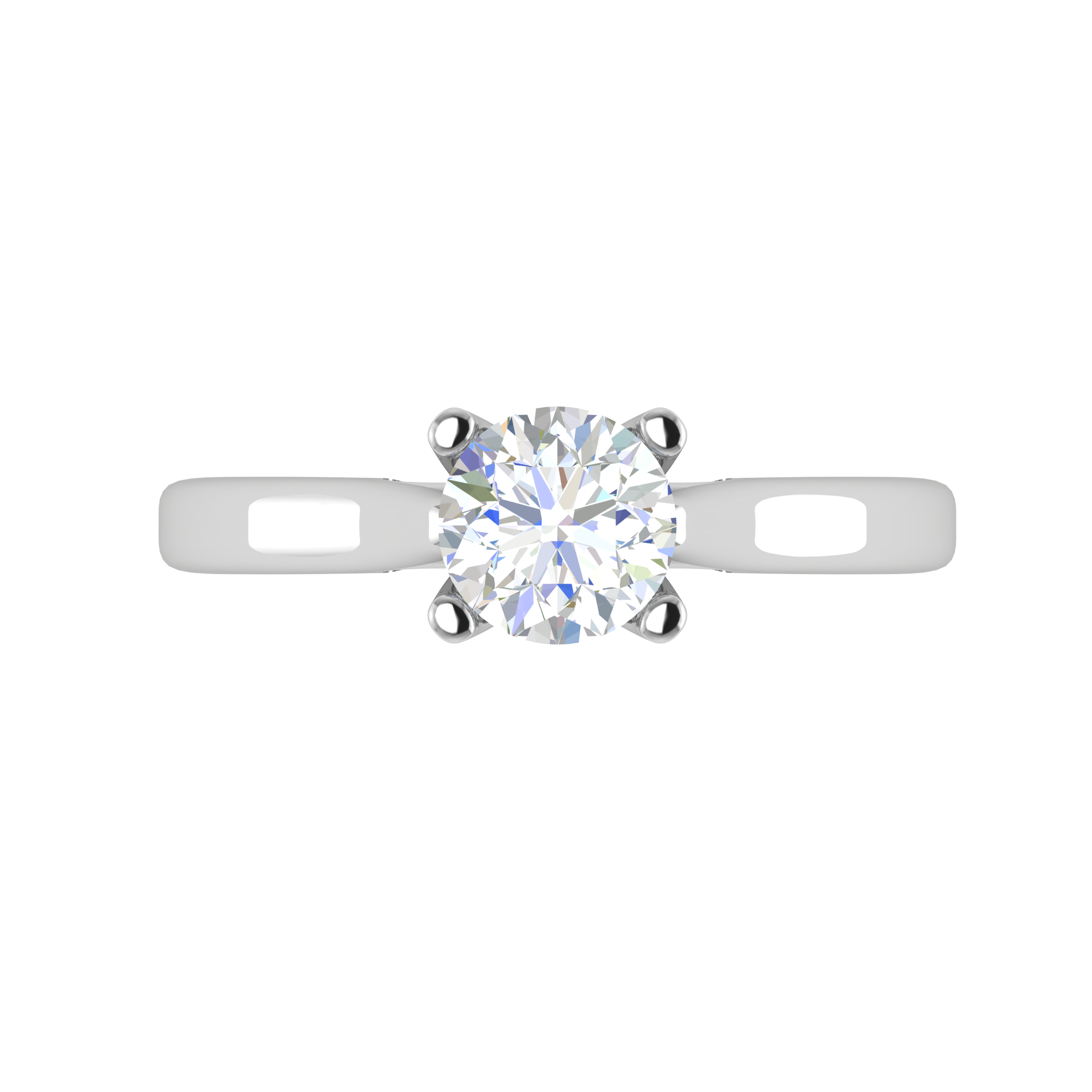 0.30 cts Solitaire Platinum Ring JL PT RS RD 153   Jewelove.US