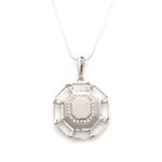 Load image into Gallery viewer, Men of Platinum | Geometrical Platinum Diamond Pendant for Men JL PT P 193   Jewelove.US

