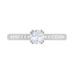 Load image into Gallery viewer, 0.50 cts Solitaire Platinum Diamonds Ring JL PT RC RD 265   Jewelove.US
