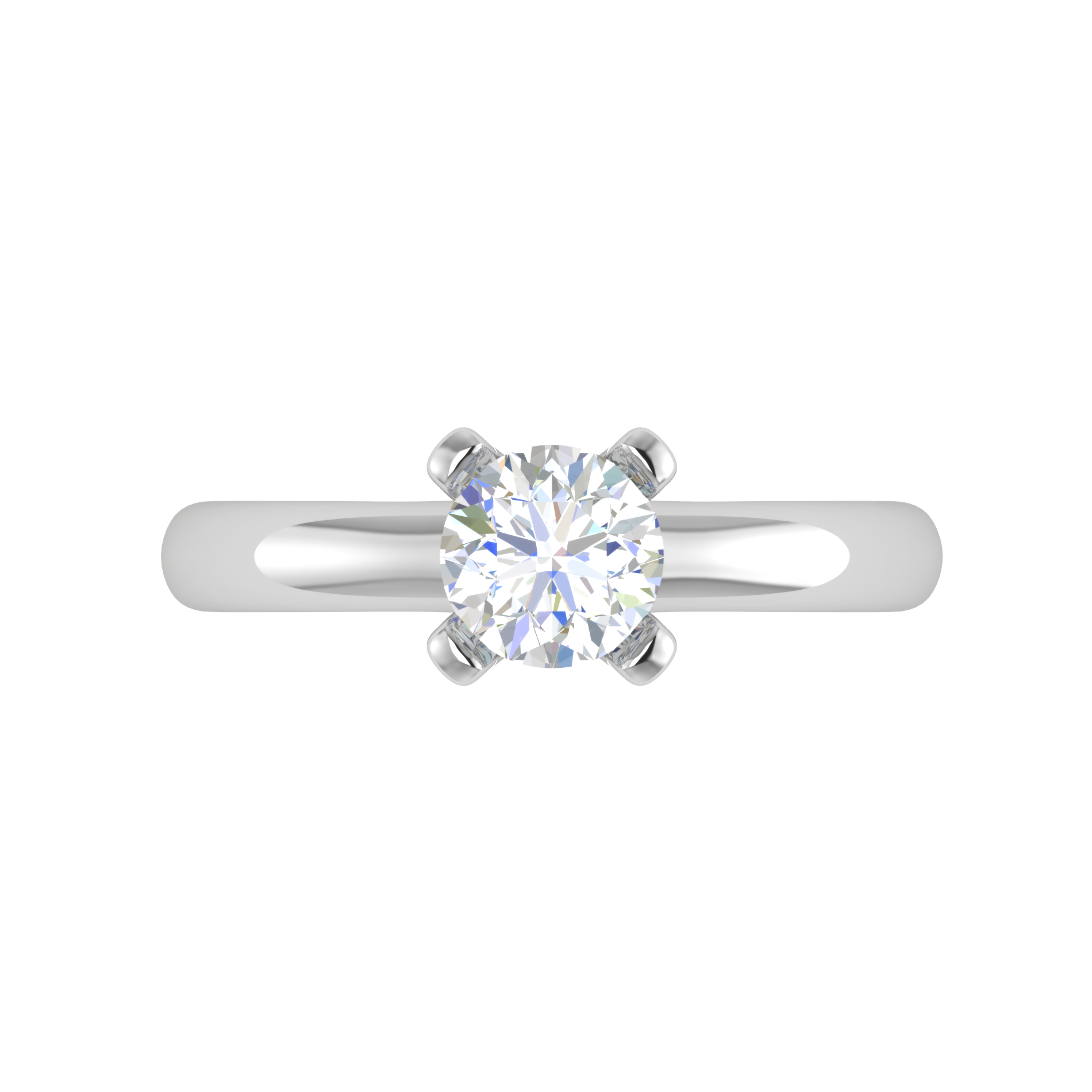 0.20 cts Solitaire Platinum Ring JL PT RS RD 172   Jewelove.US