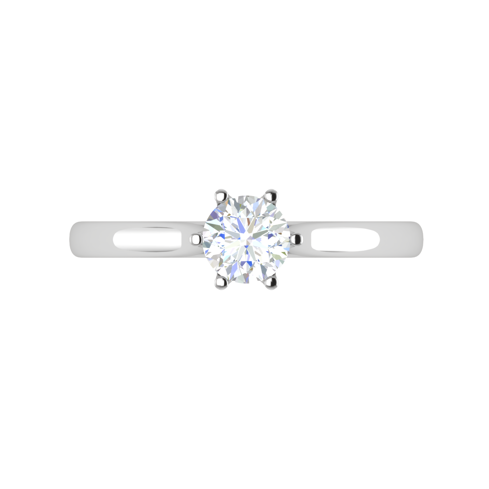 0.30 cts Solitaire Platinum Ring JL PT RS RD 168   Jewelove.US