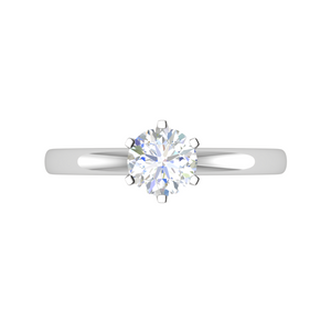 0.30 cts Solitaire Platinum Ring JL PT RS RD 176   Jewelove.US