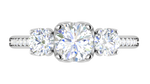Load image into Gallery viewer, 1.00 cts Platinum Solitaire Diamond Shank Ring JL PT R3 RD 115   Jewelove.US

