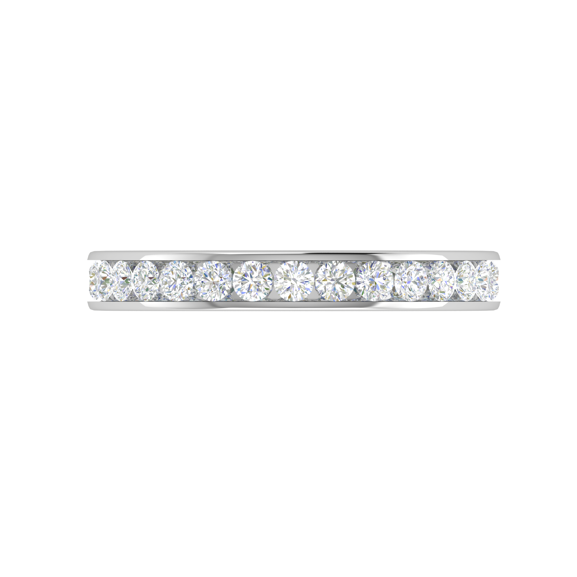 Platinum Ring With Diamonds for Women JL PT ET RD 104   Jewelove.US