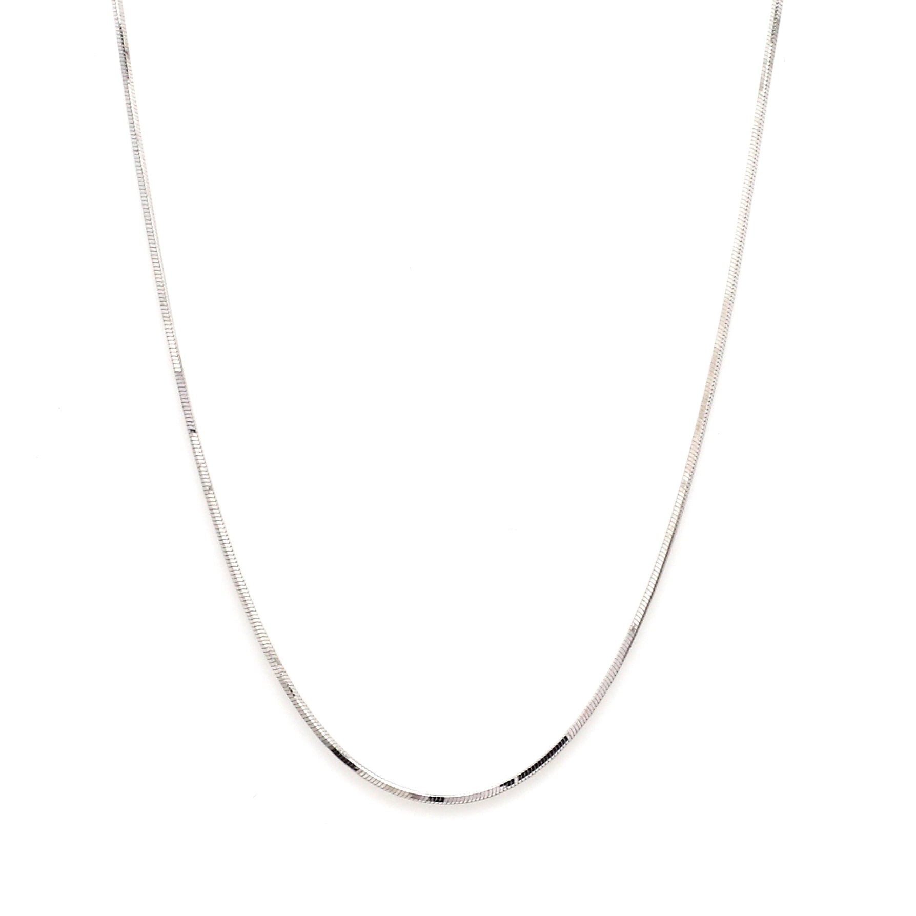 Thin Dazzling Shiny Platinum Chain JL PT 747 - Thin