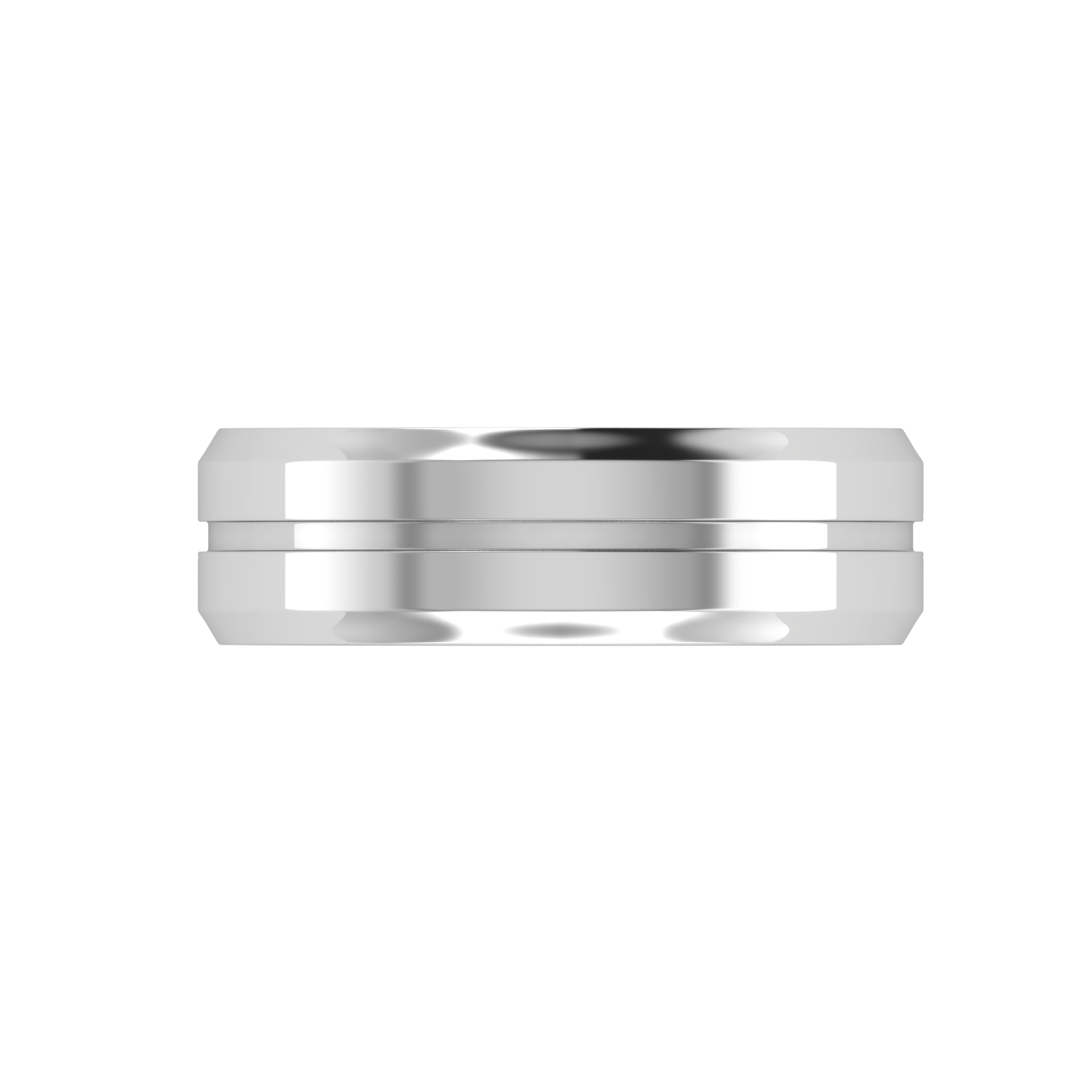 Plain Platinum Couple Ring JL PT MB 128   Jewelove.US