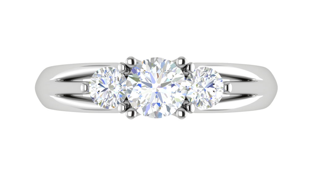 0.50 cts Solitaire Platinum Diamond Ring JL PT R3 RD 162   Jewelove.US
