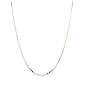 Thin Dazzling Shiny Platinum Chain JL PT 747 - Thin