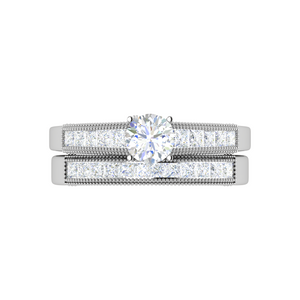 0.25 cts Solitaire with Princess cut Diamond Split Shank Platinum Ring for Women JL PT RV RD 128   Jewelove