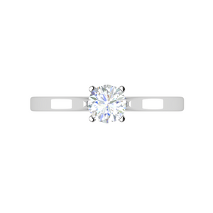 1 Carat Solitaire Platinum Ring JL PT RS RD 105   Jewelove.US