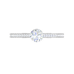Load image into Gallery viewer, 0.30 cts Solitaire Diamond Shank Platinum Ring JL PT RP RD 145   Jewelove.US

