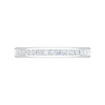 Load image into Gallery viewer, Platinum Ring With Princess Cut Diamonds for Women JL PT ET PR 106   Jewelove.US
