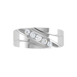 Load image into Gallery viewer, Platinum Ring with Diamonds for Women JL PT MB RD 102   Jewelove.US
