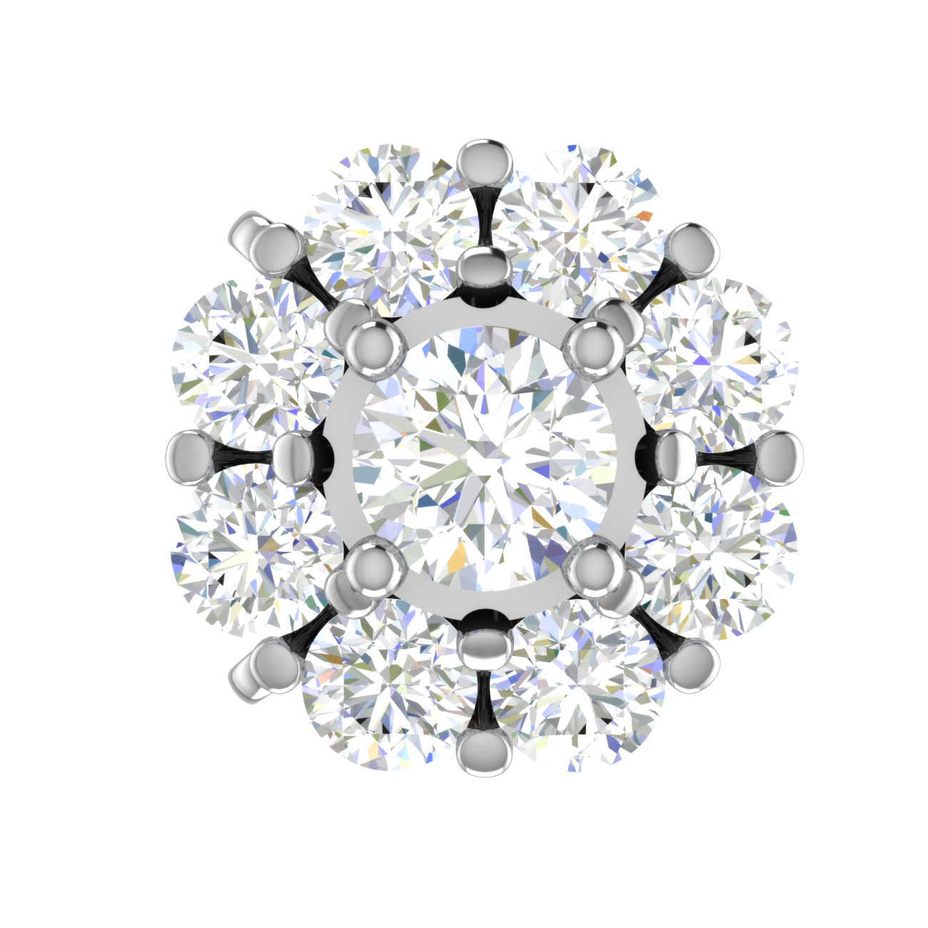 0.50 cts. Solitaire Platinum Pendant with Diamond JL PT PF RD 116   Jewelove.US