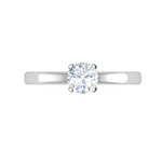 Load image into Gallery viewer, 0.30 cts Solitaire Platinum Ring JL PT RS RD 180   Jewelove.US
