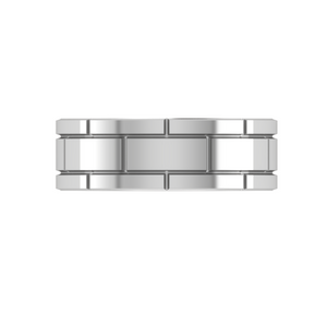 Plain Platinum Couple Ring JL PT MB 138   Jewelove.US