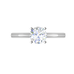 Load image into Gallery viewer, 0.50 cts Solitaire Platinum Ring JL PT RS RD 152   Jewelove.US
