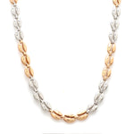 Load image into Gallery viewer, Designer Platinum &amp; Rose Gold Fusion Chain for Men JL PT CH 956
