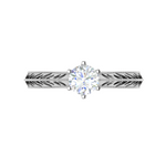 Load image into Gallery viewer, 0.50 cts Solitaire Platinum Ring JL PT RS RD 150   Jewelove.US
