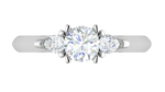 Load image into Gallery viewer, 30-Pointer Solitaire Diamonds Accents Platinum Ring JL PT R3 RD 156   Jewelove.US
