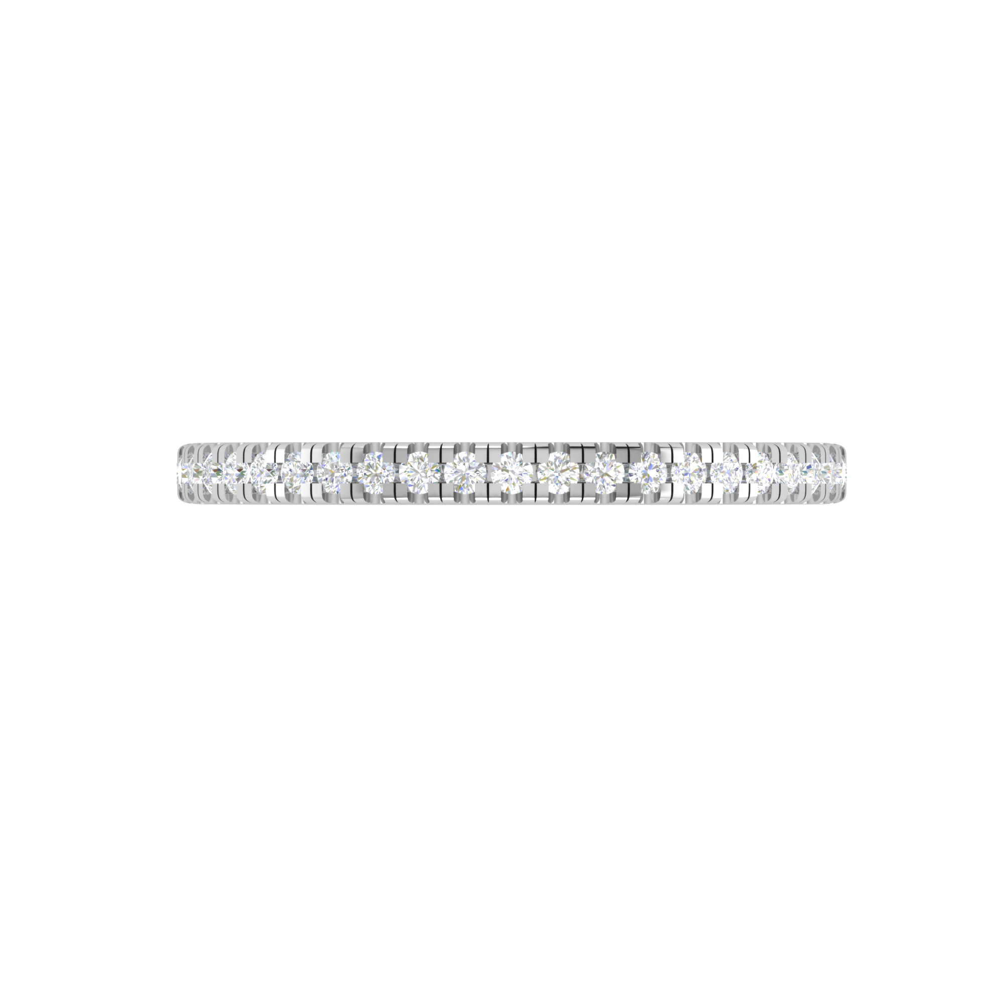 Platinum Eternity Ring with Diamonds for Women JL PT D4129   Jewelove.US