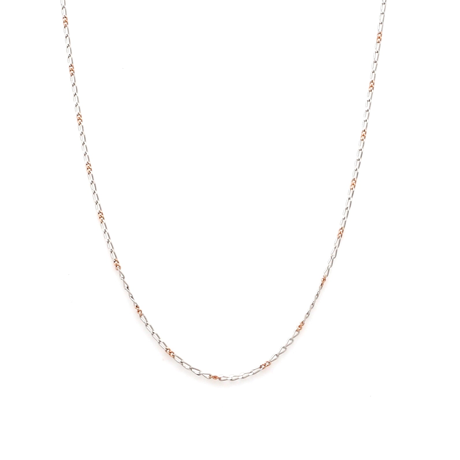 Platinum & Rose Gold Chain for Women JL PT CH 1006   Jewelove.US