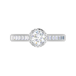 Load image into Gallery viewer, 0.50 cts Pointer Solitaire Platinum Diamond Ring JL PT RH RD 227   Jewelove.US
